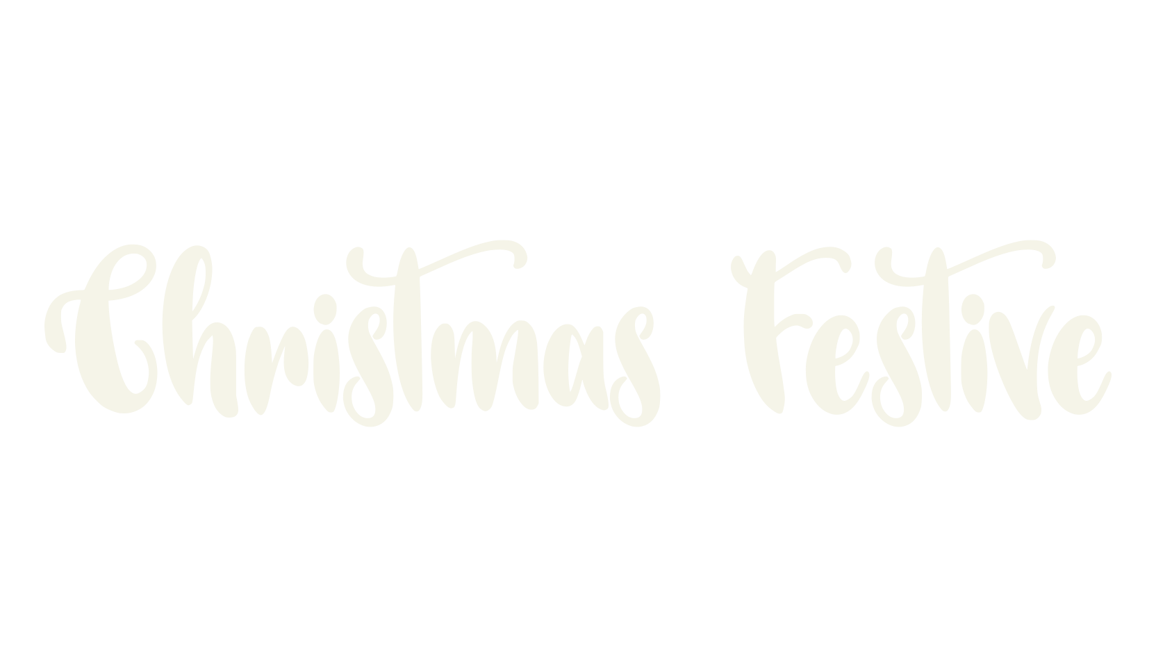 Christmas Festive, christmas font preview
