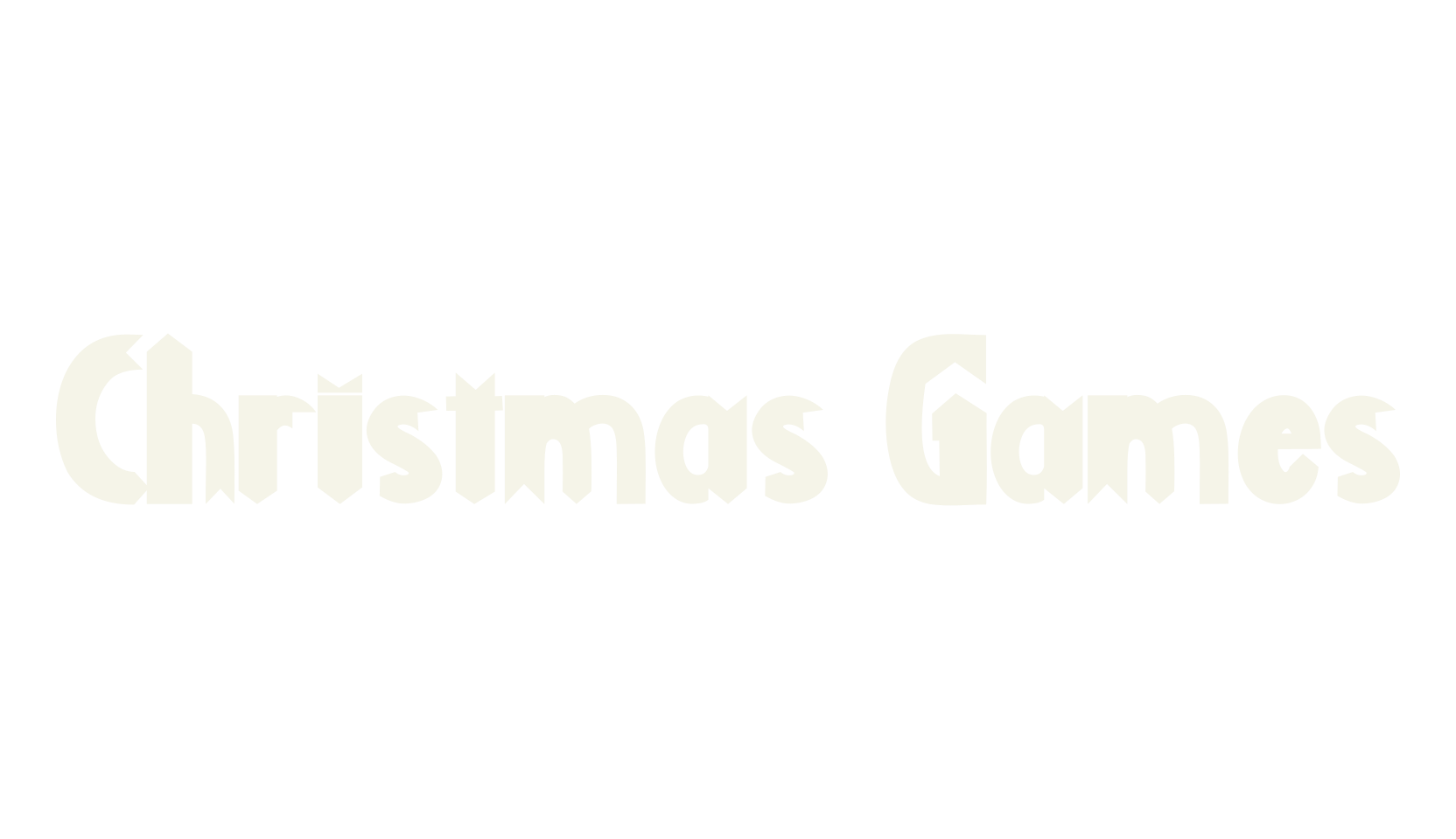 Christmas Games, christmas font preview