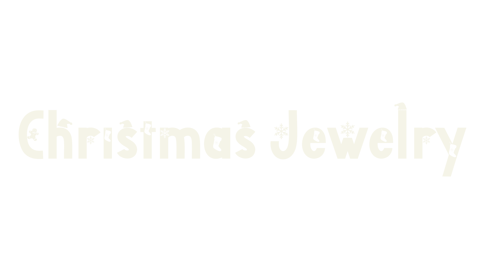 Christmas Jewelry, christmas font preview