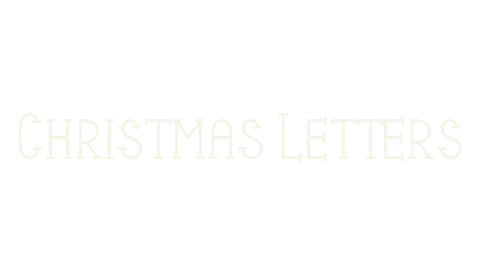 Christmas Letters, christmas font preview