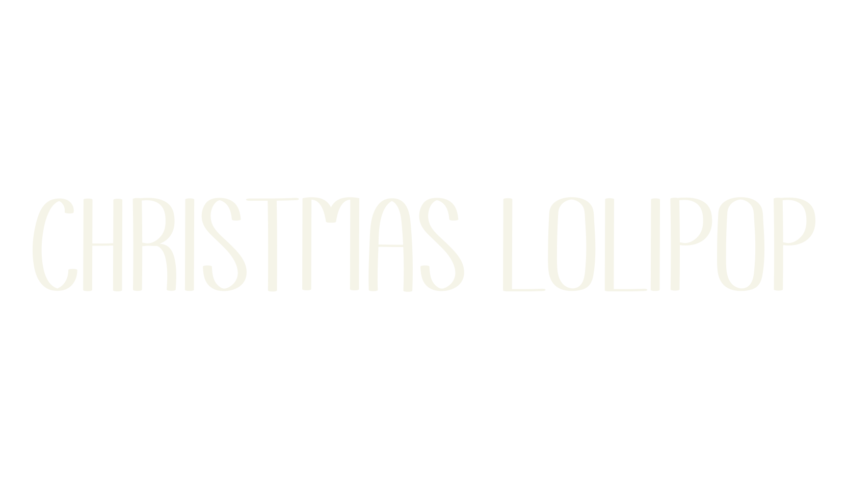 Christmas Lolipop, christmas font preview