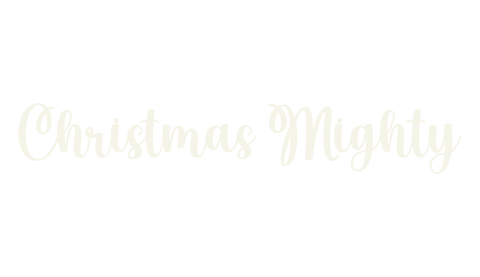 Christmas Mighty, christmas font preview