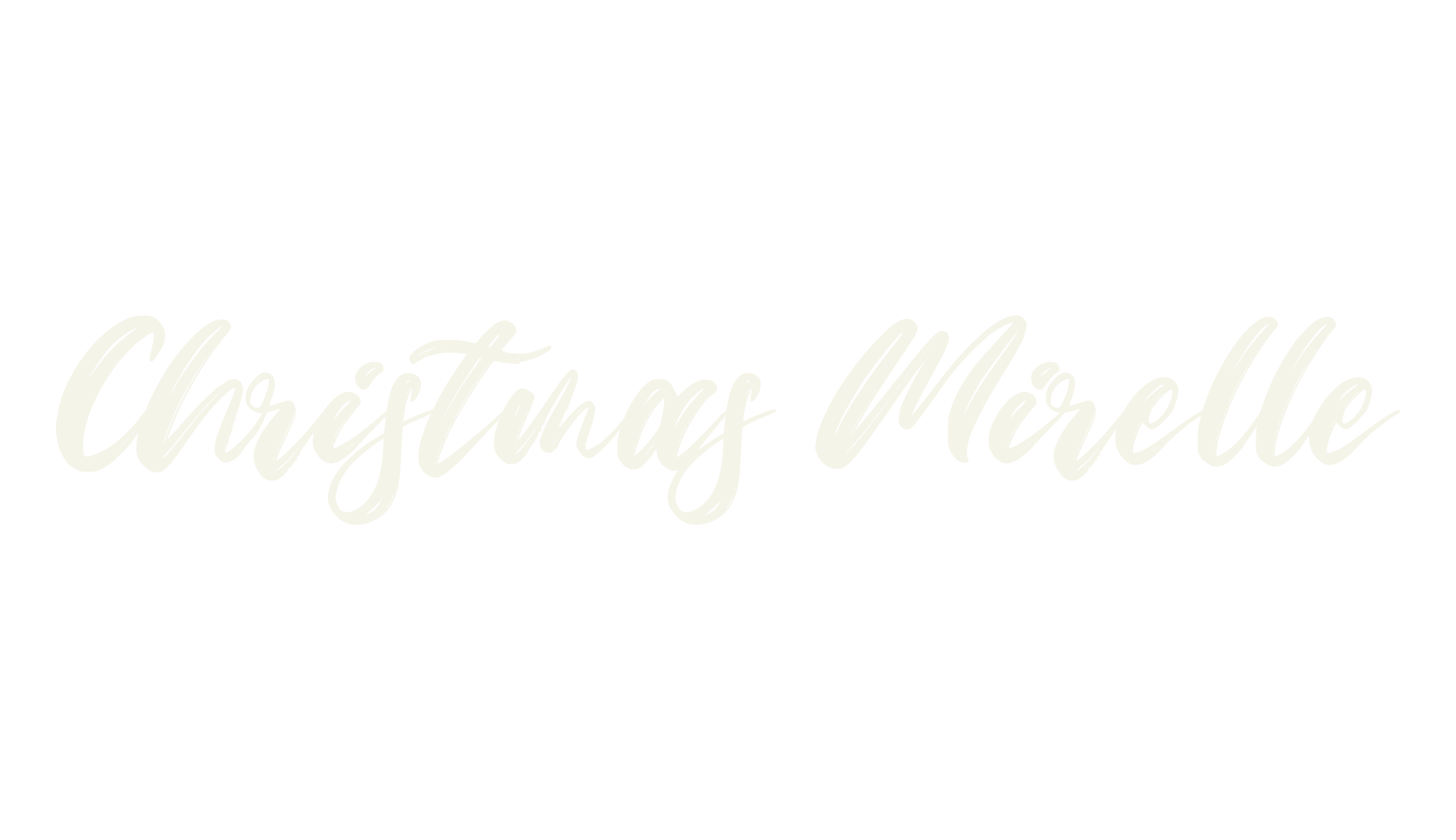 Christmas Mirelle, calligraphy font preview