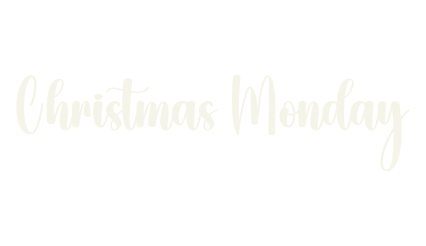 Christmas Monday, christmas font preview