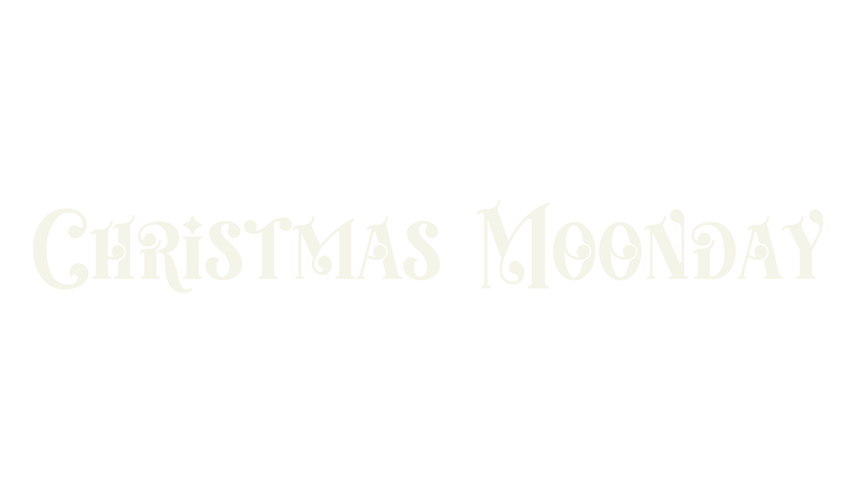 Christmas Moonday, christmas font preview