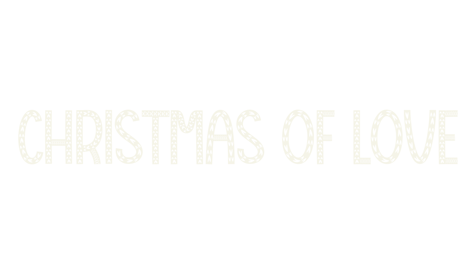 Christmas Of Love, christmas font preview