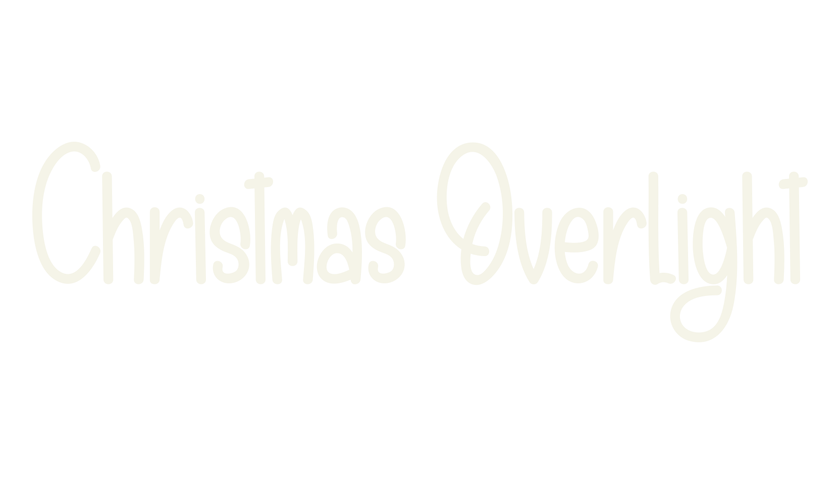 Christmas Overlight, christmas font preview