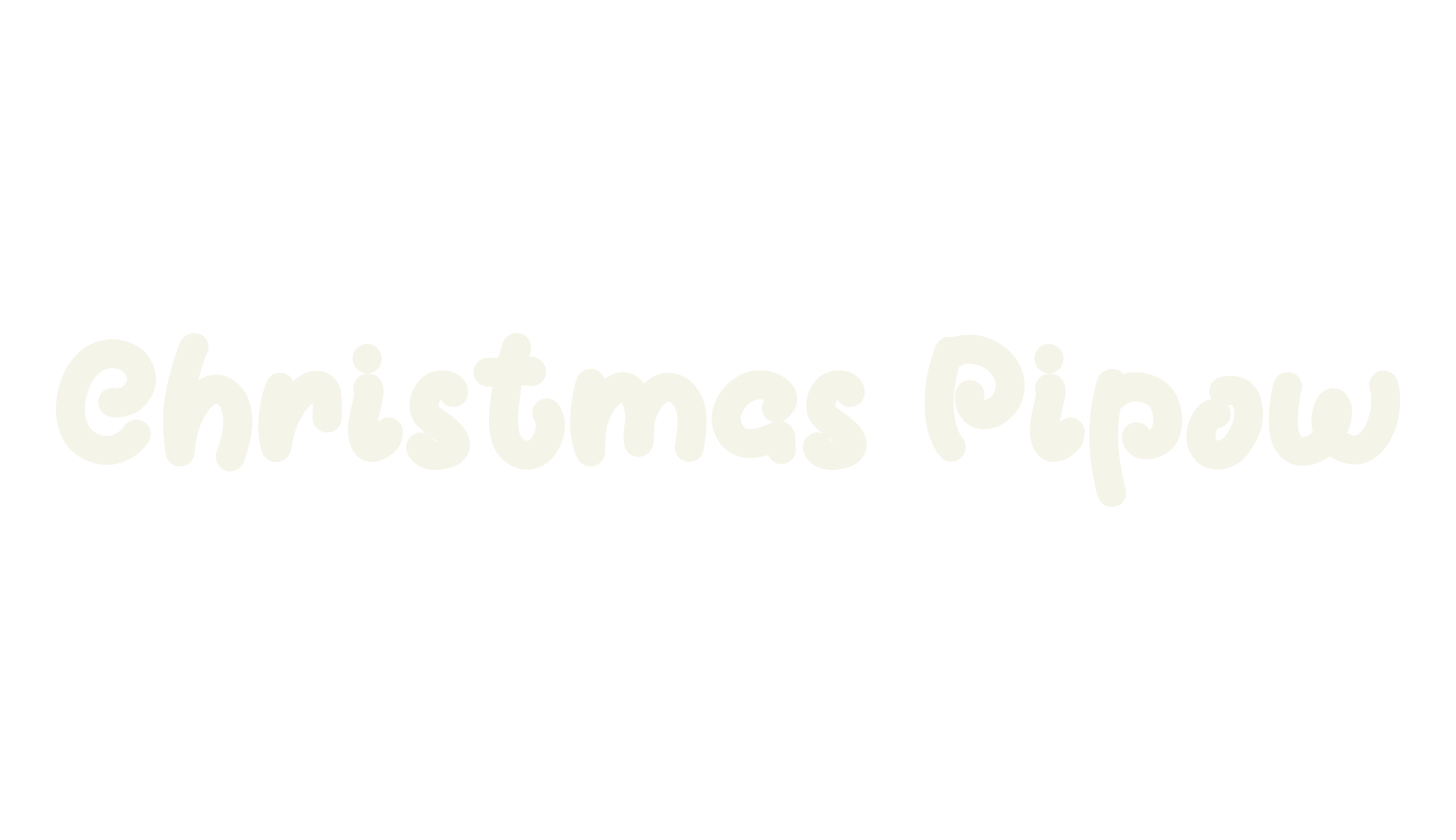 Christmas Pipow, christmas font preview