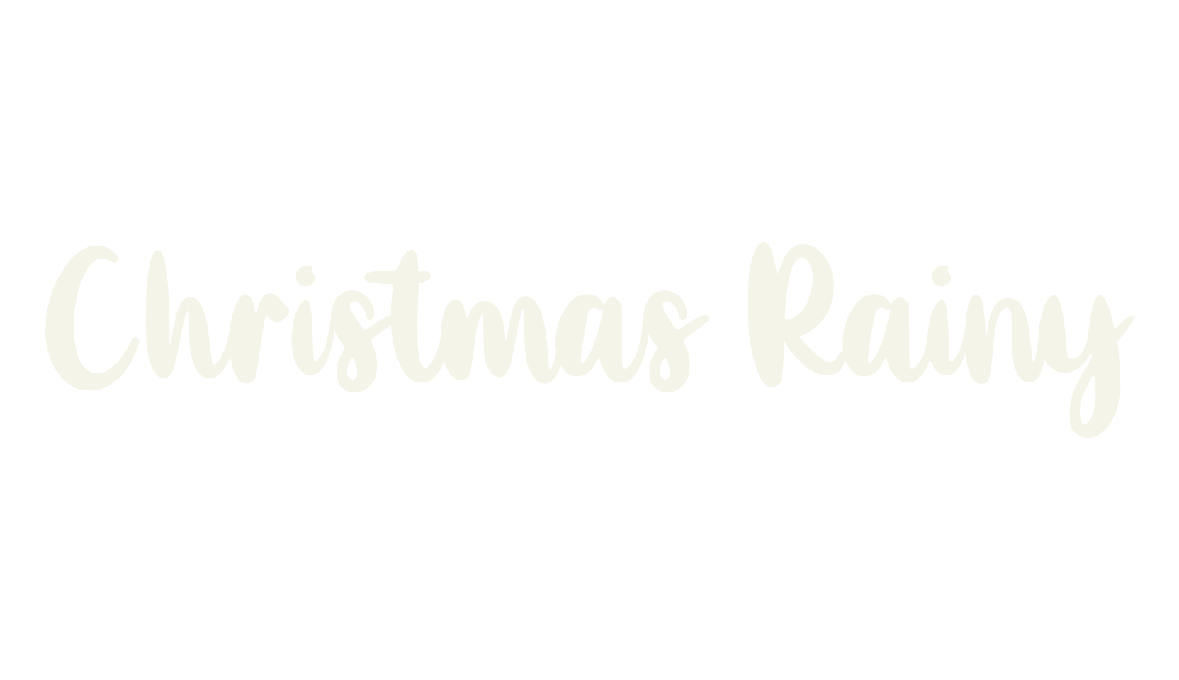 Christmas Rainy, christmas font preview
