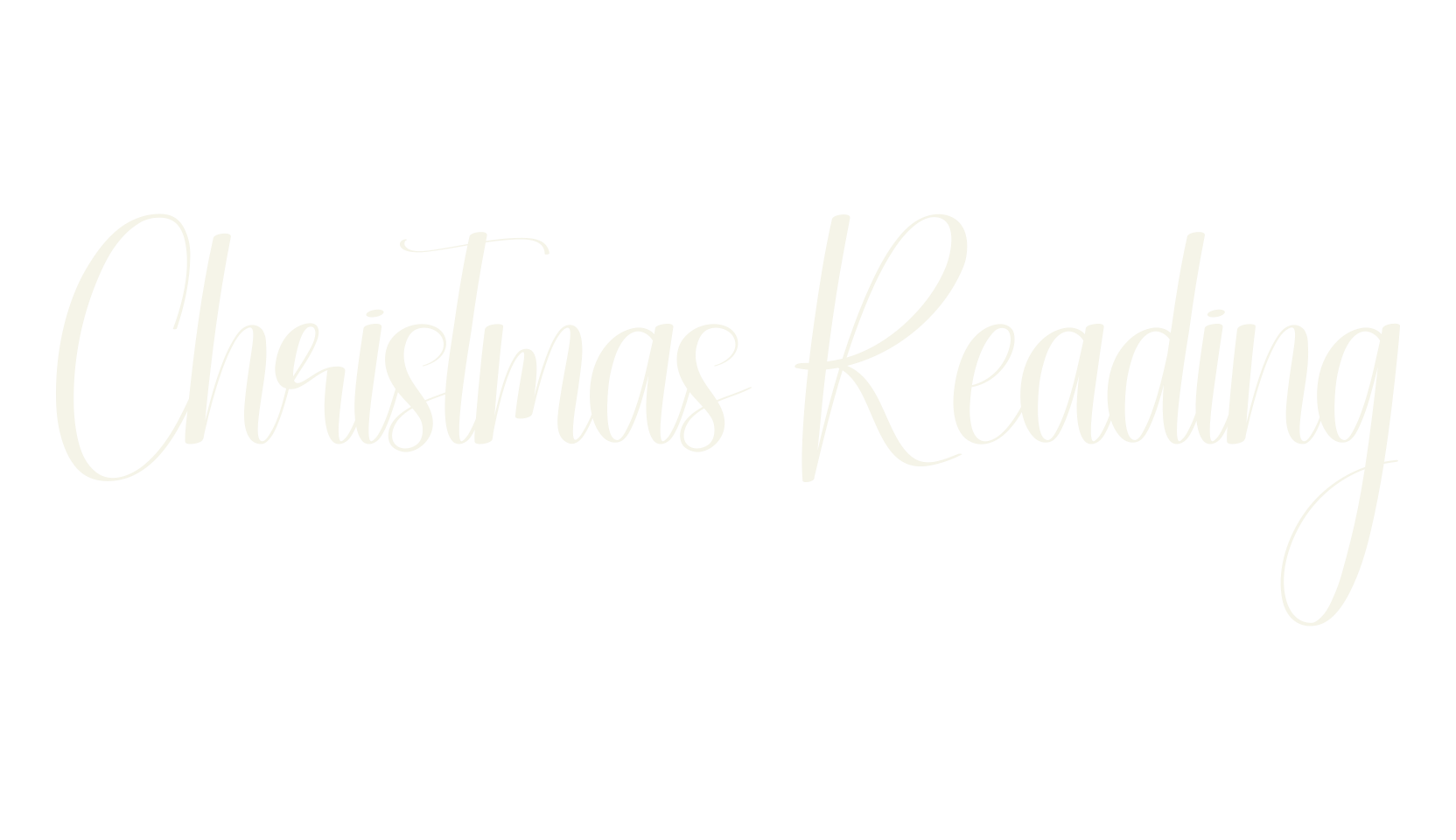 Christmas Reading, christmas font preview