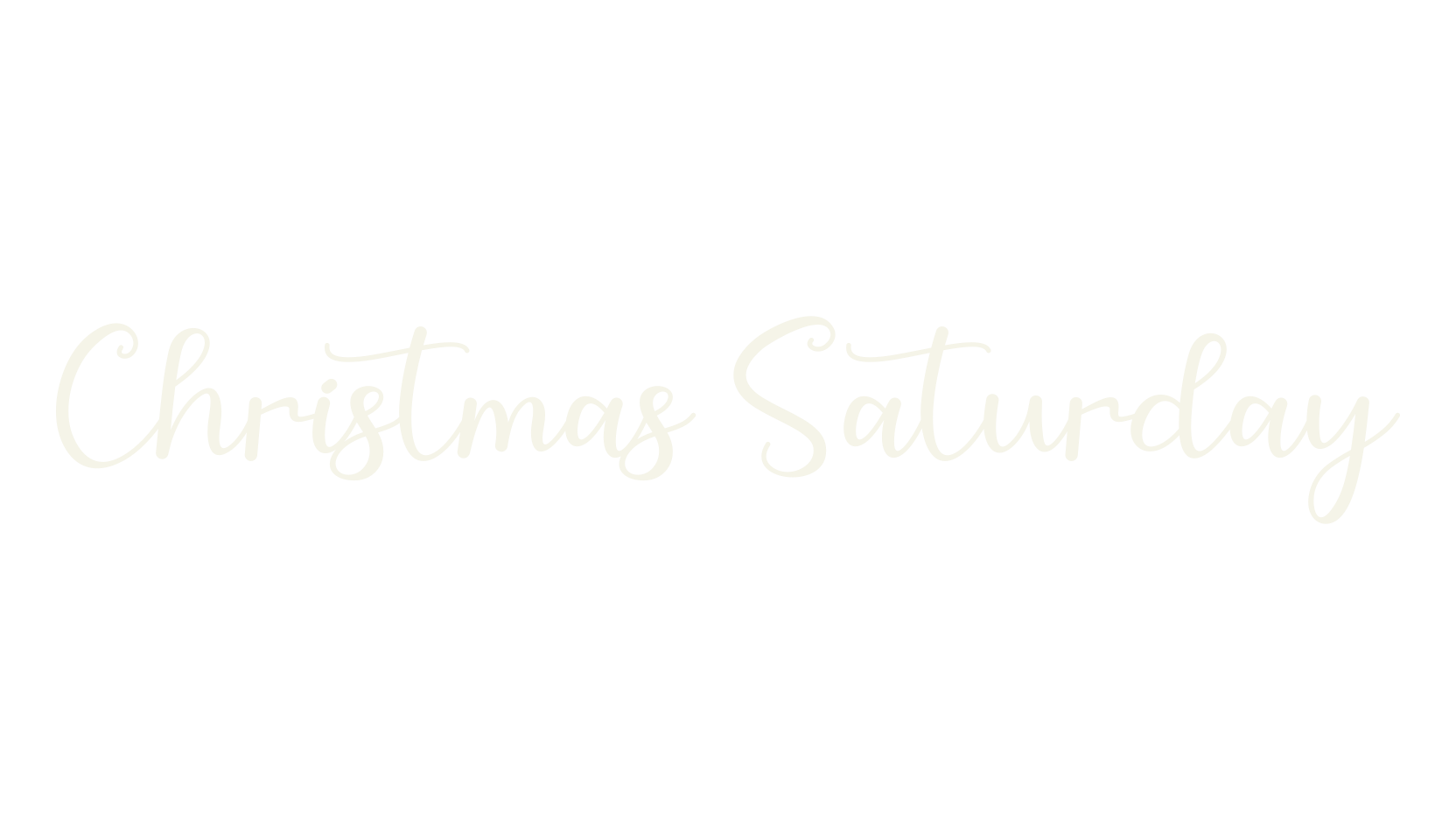 Christmas Saturday, christmas font preview