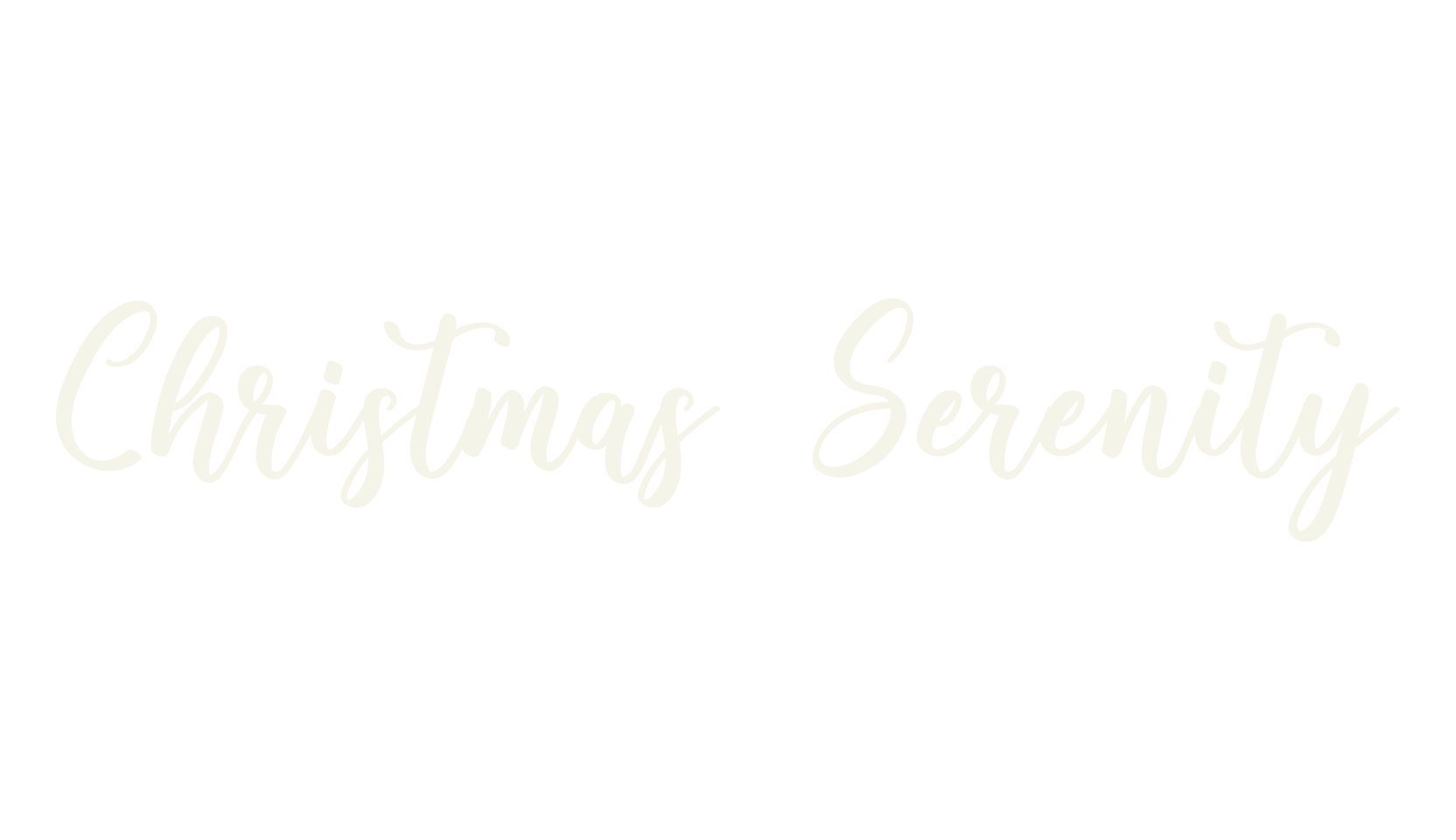 Christmas Serenity, christmas font preview