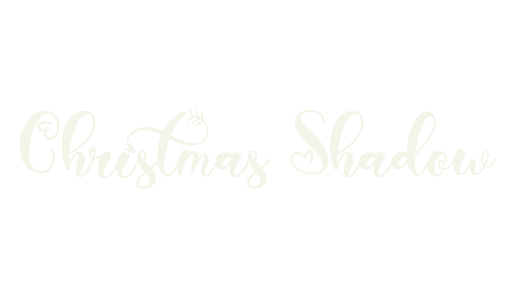Christmas Shadow, christmas font preview