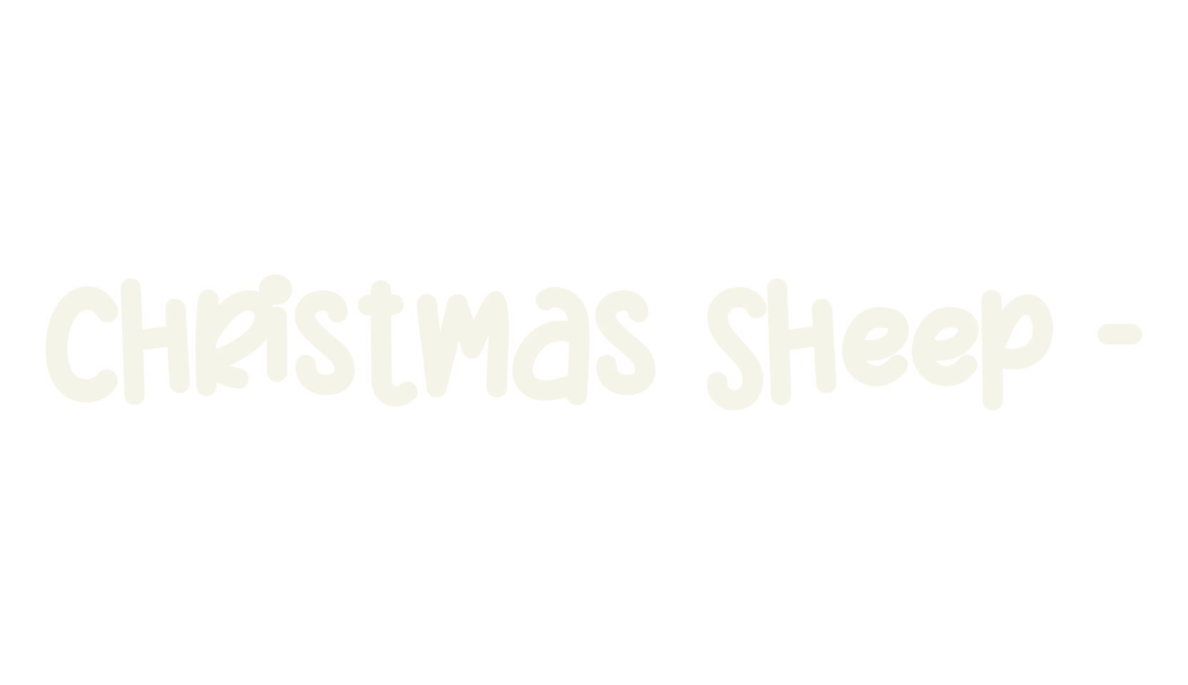 Christmas Sheep -, christmas font preview