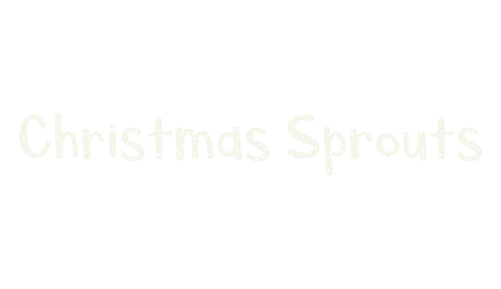 Christmas Sprouts, display market font preview