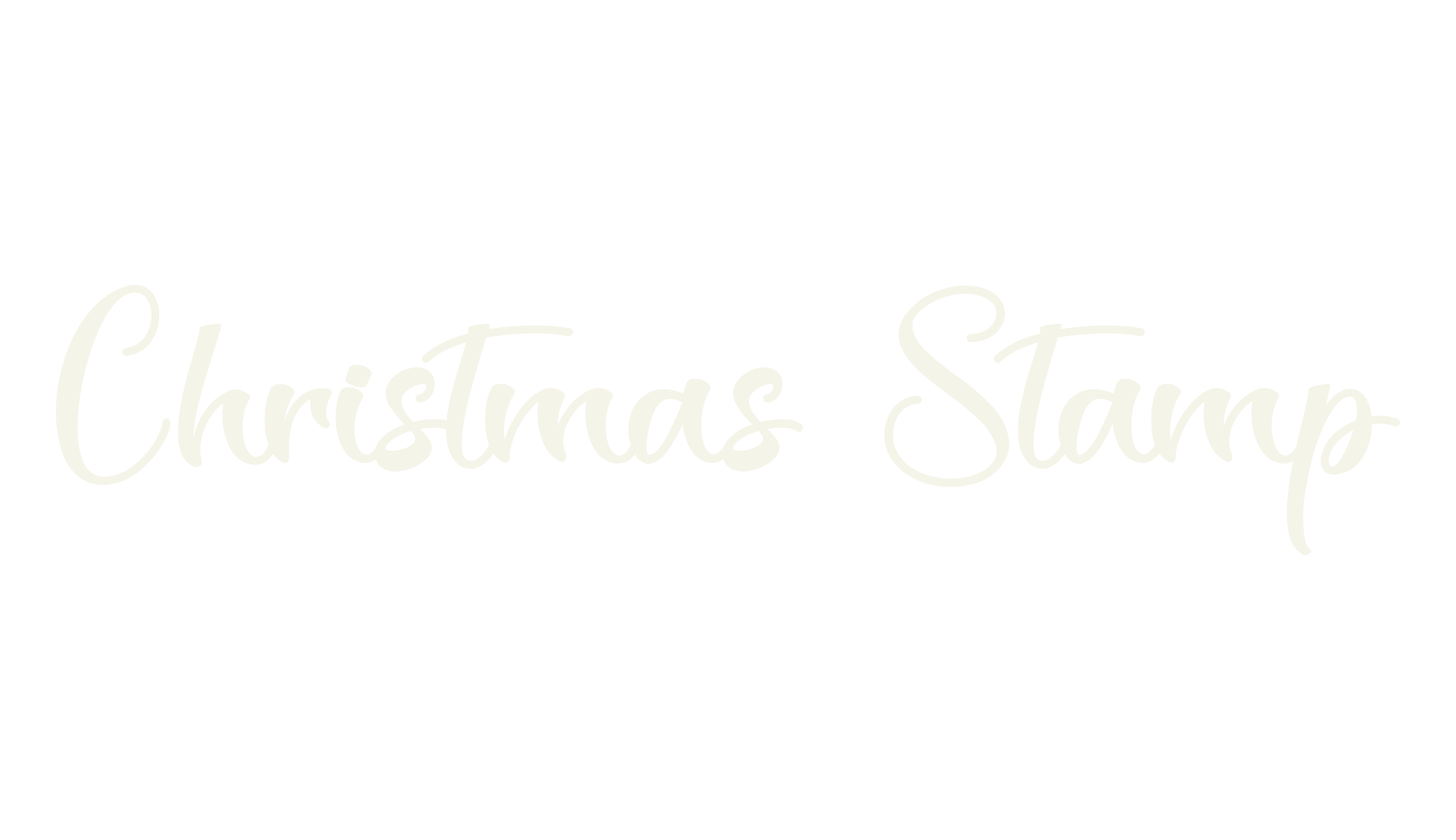 Christmas Stamp, christmas font preview