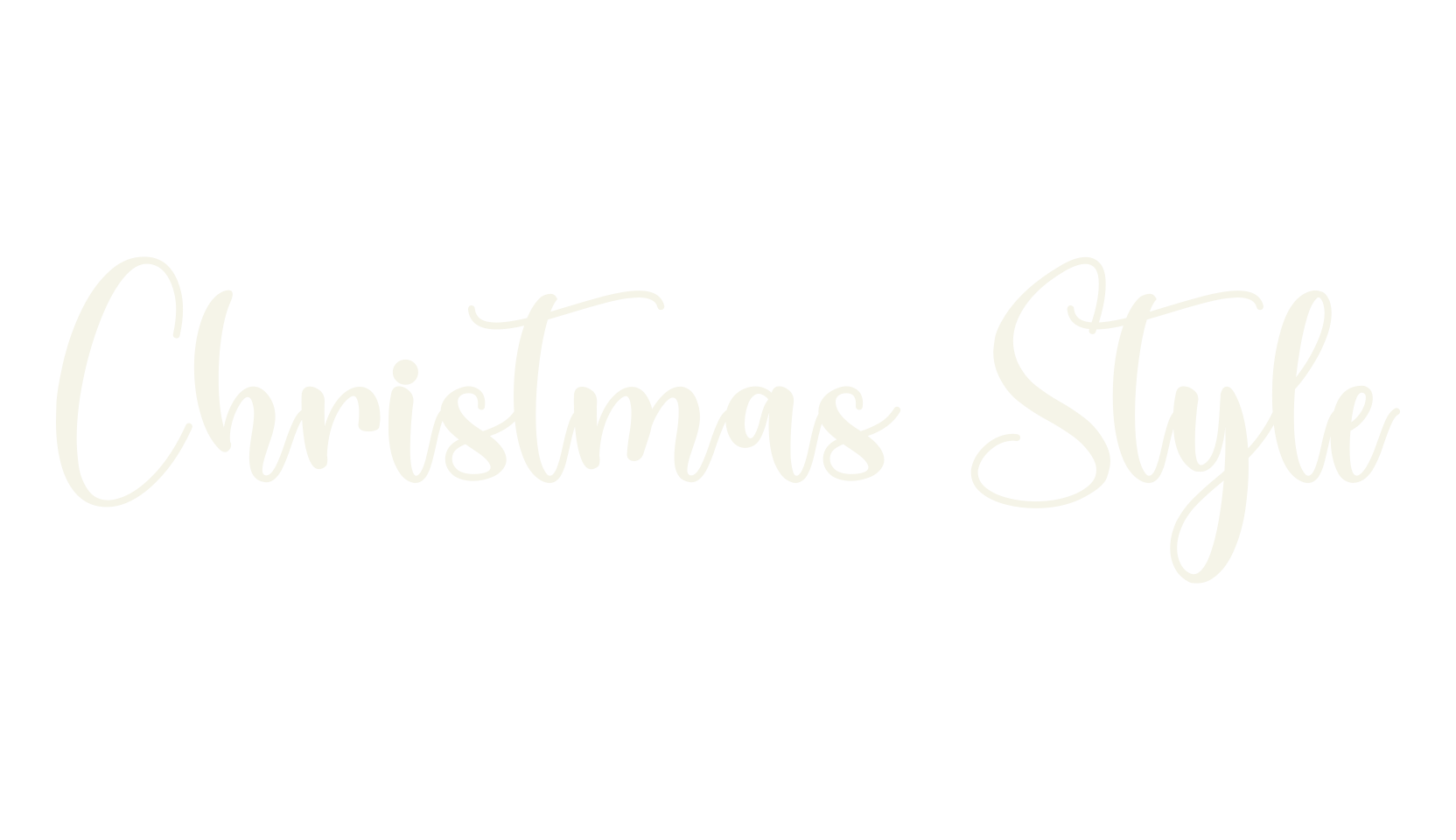Christmas Style, christmas font preview