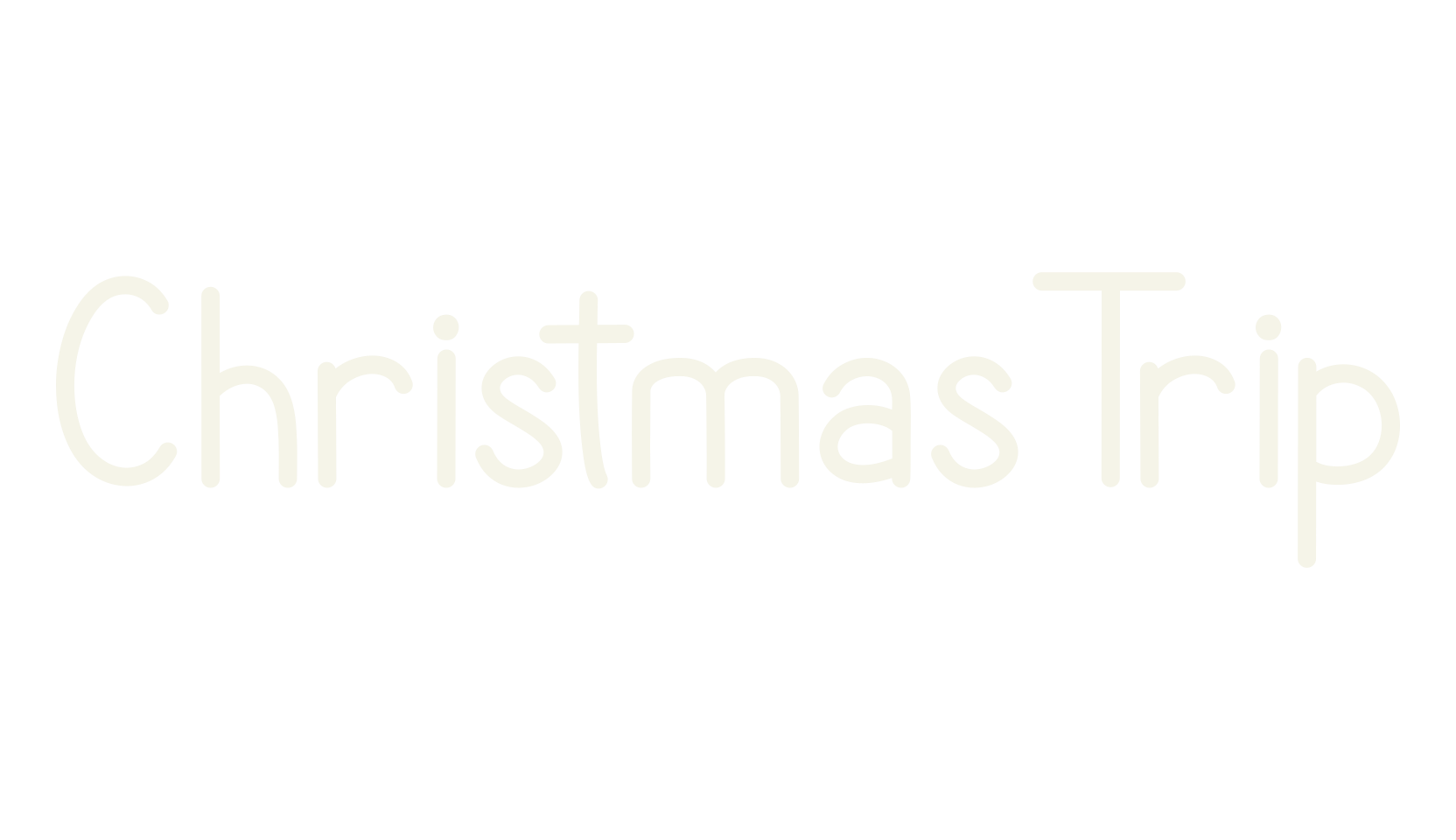 Christmas Trip, christmas font preview