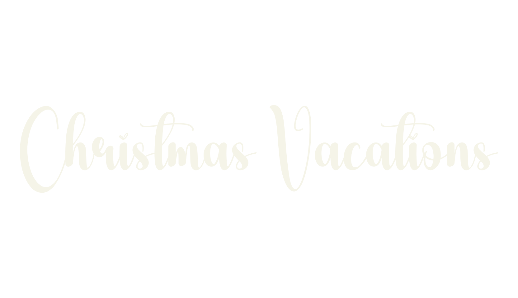 Christmas Vacations, christmas font preview