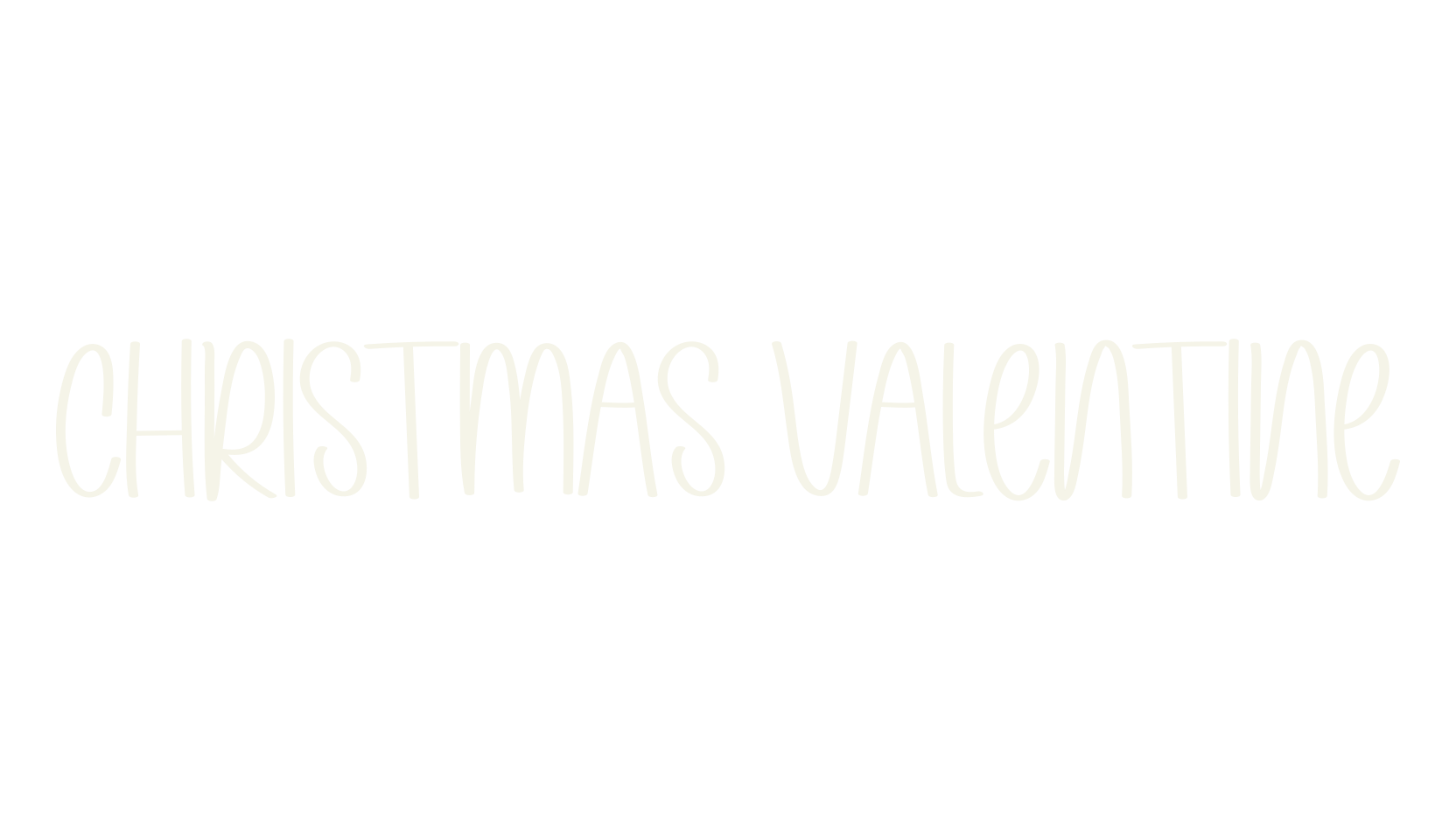 Christmas Valentine, fashion script font preview