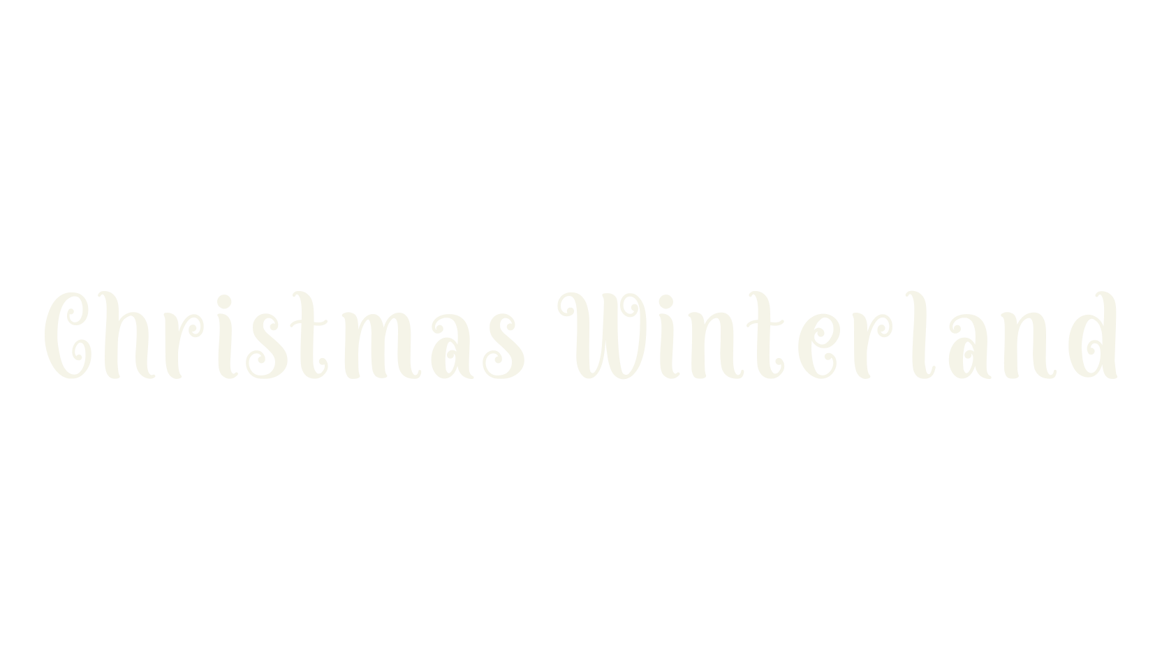 Christmas Winterland, christmas font preview