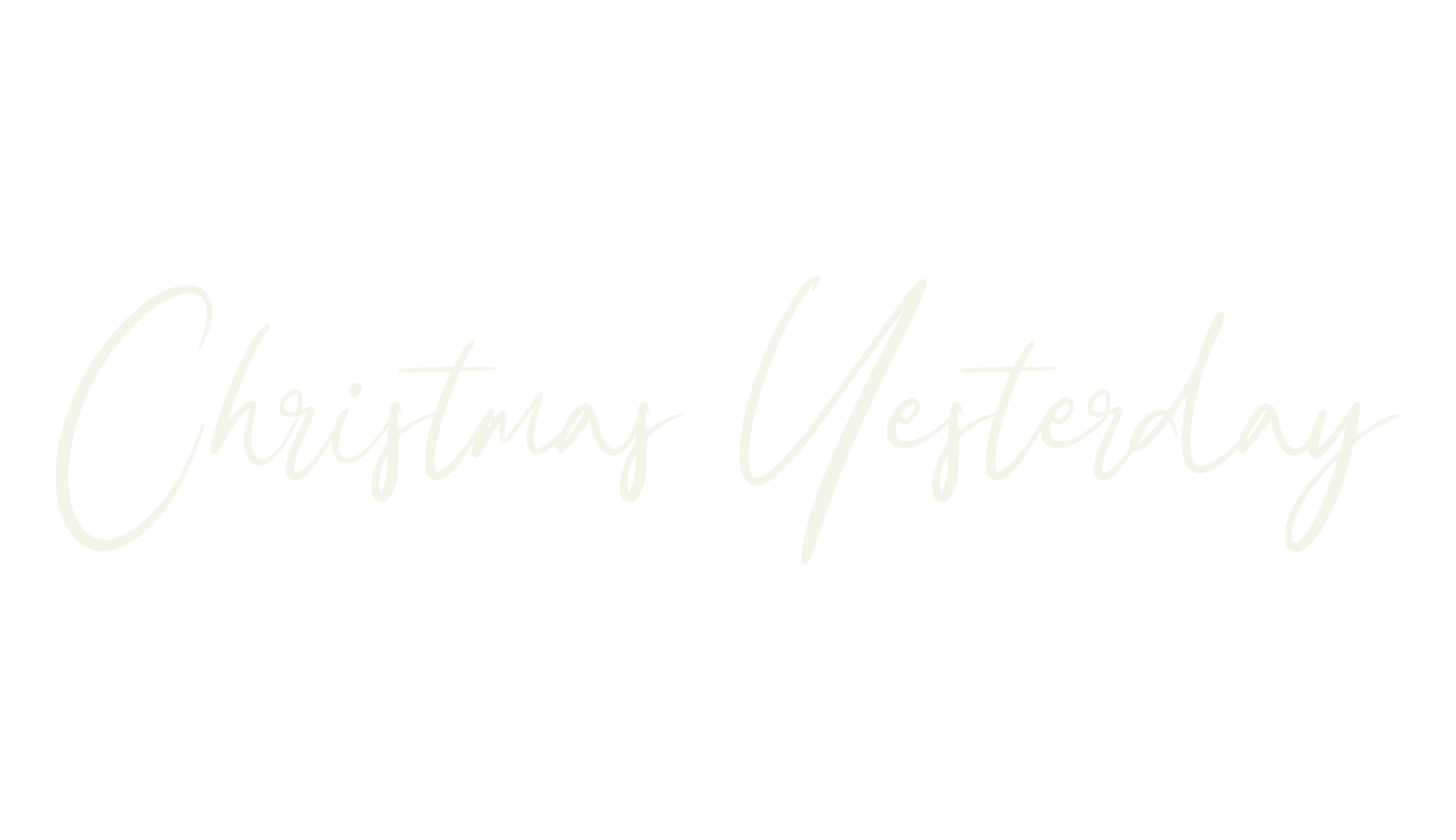 Christmas Yesterday, christmas font preview