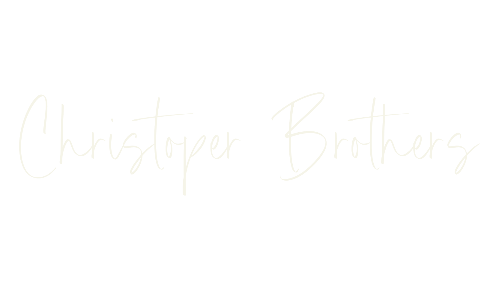 Christoper Brothers, cursive font preview
