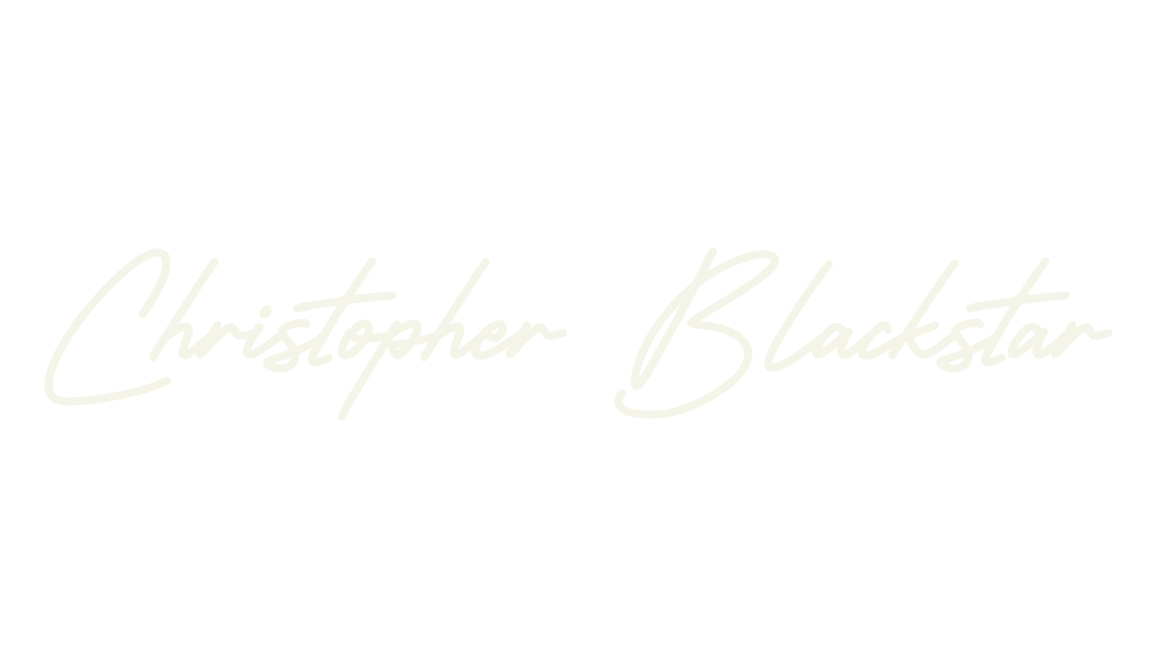 Christopher Blackstar, calligraphy font preview