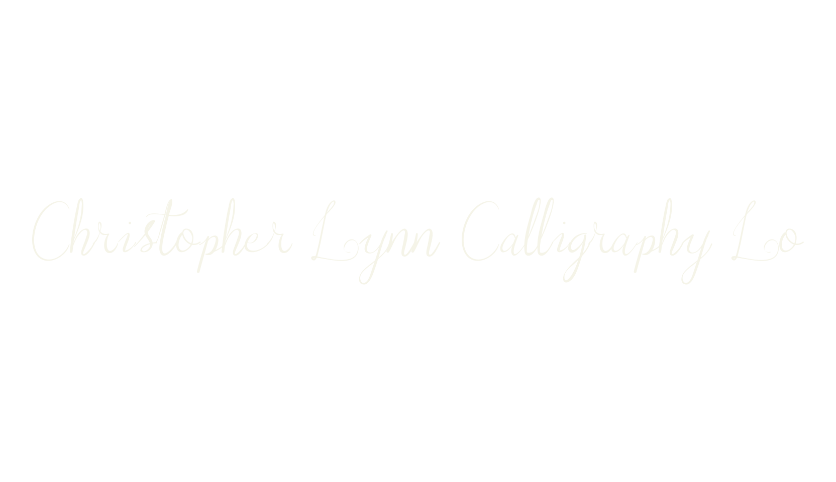 Christopher Lynn Calligraphy Lo, fashion script font preview