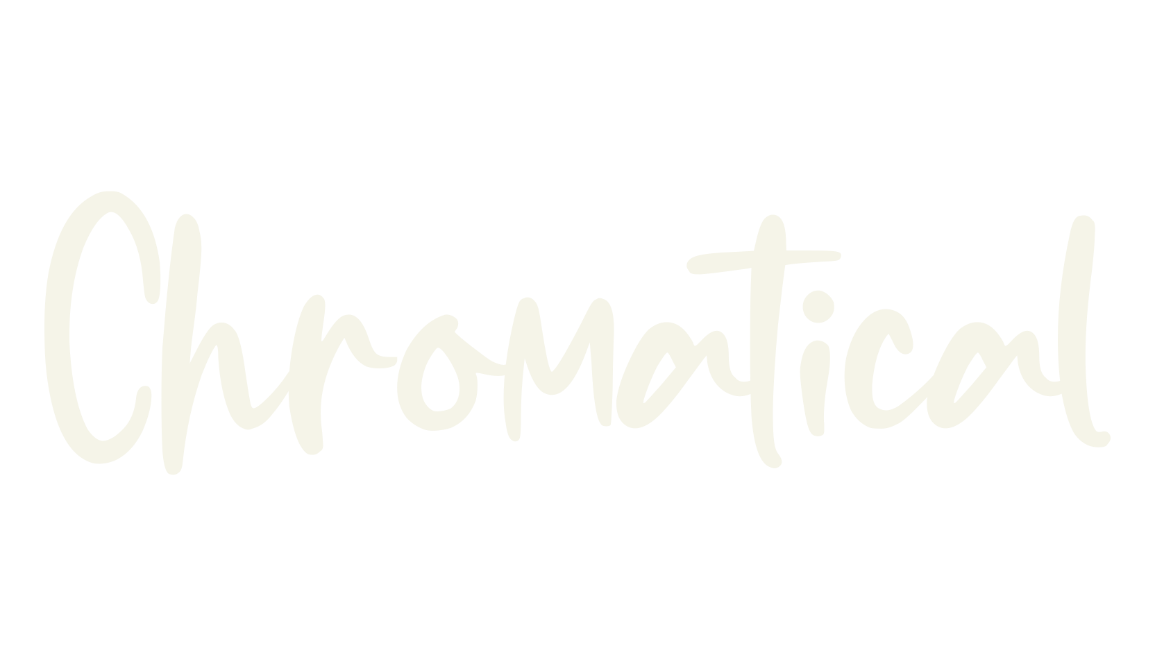 Chromatical, fancy font preview