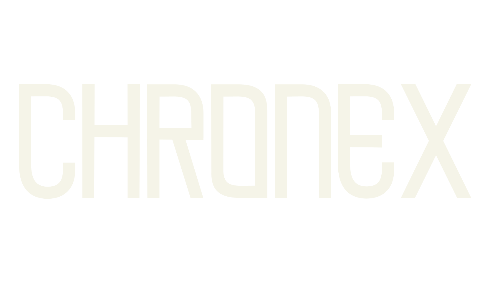 Chronex, cyberpunk font preview