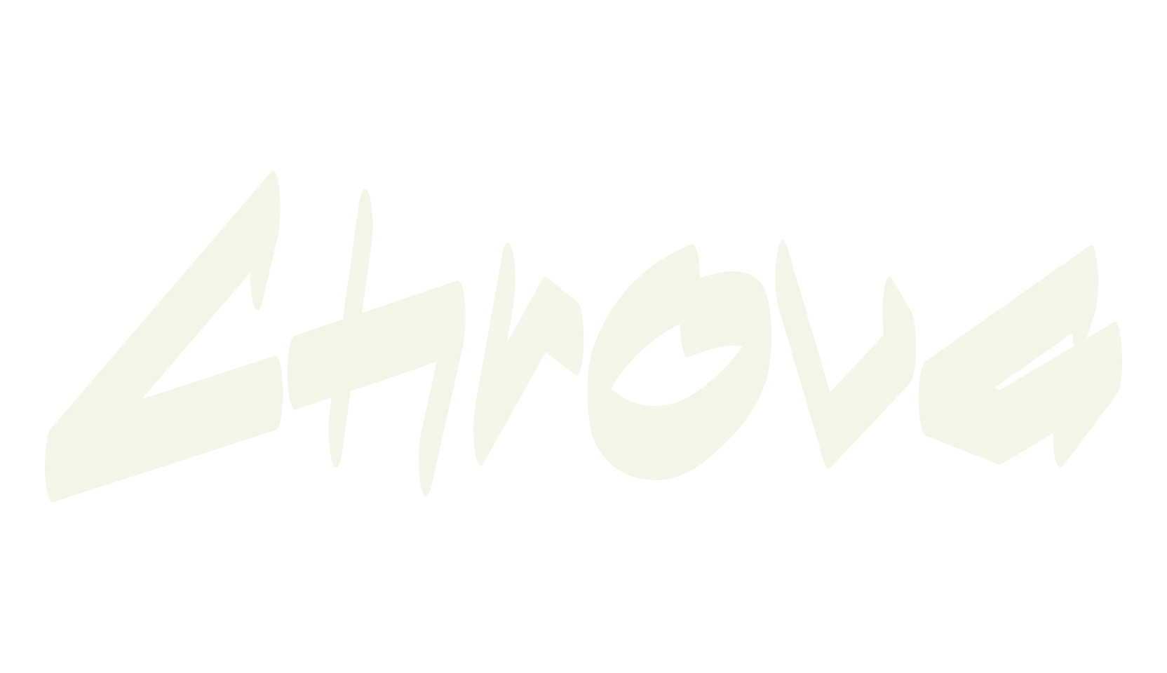 Chrova, cyber font preview