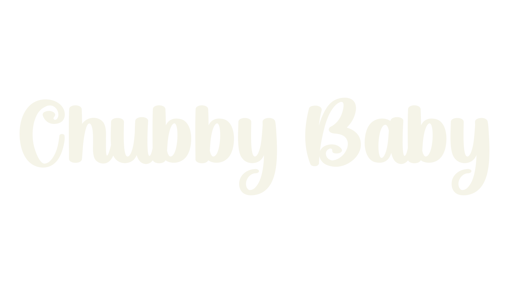 Chubby Baby, calligraphy font preview