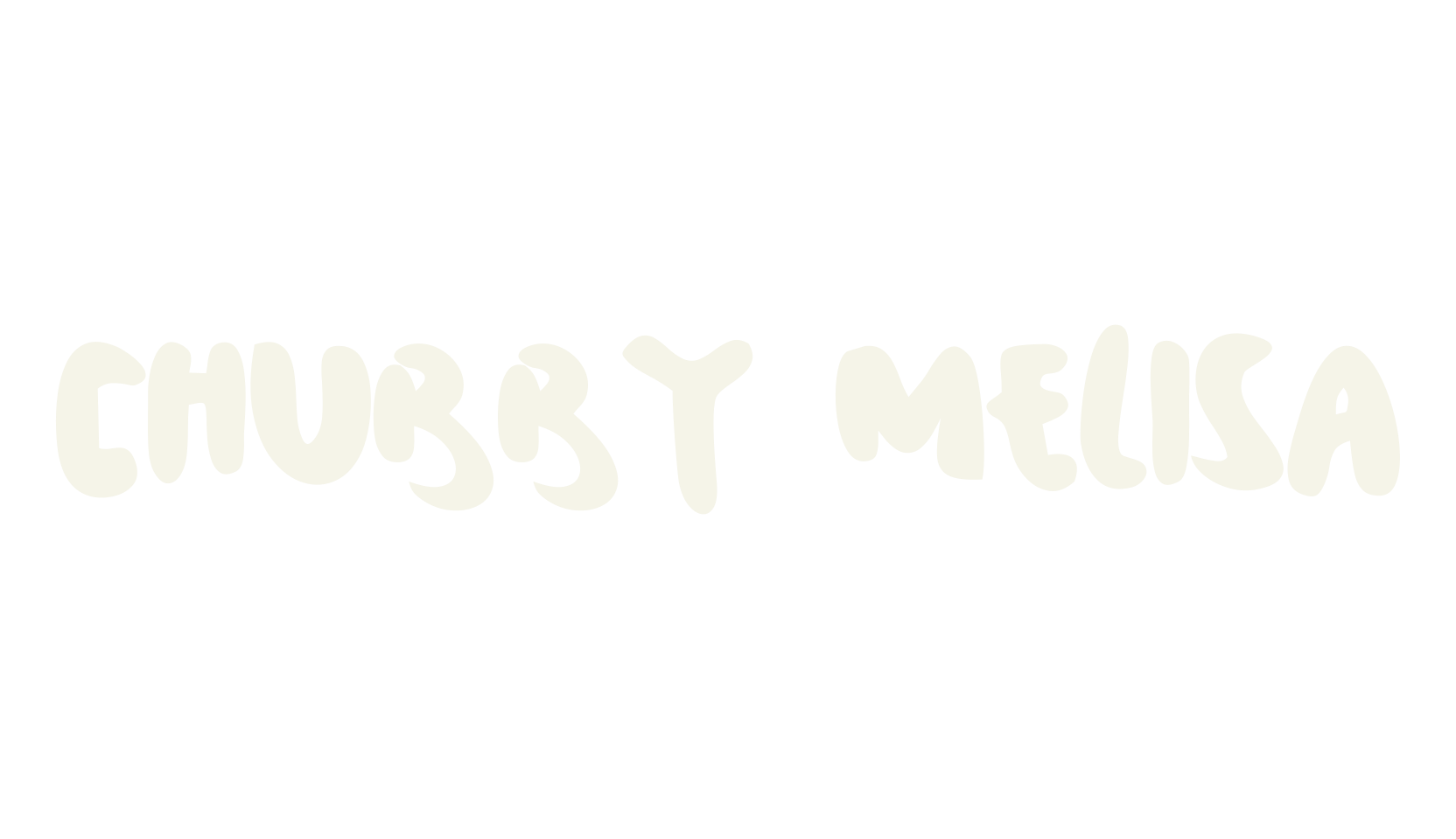 Chubby Melisa, baby font preview