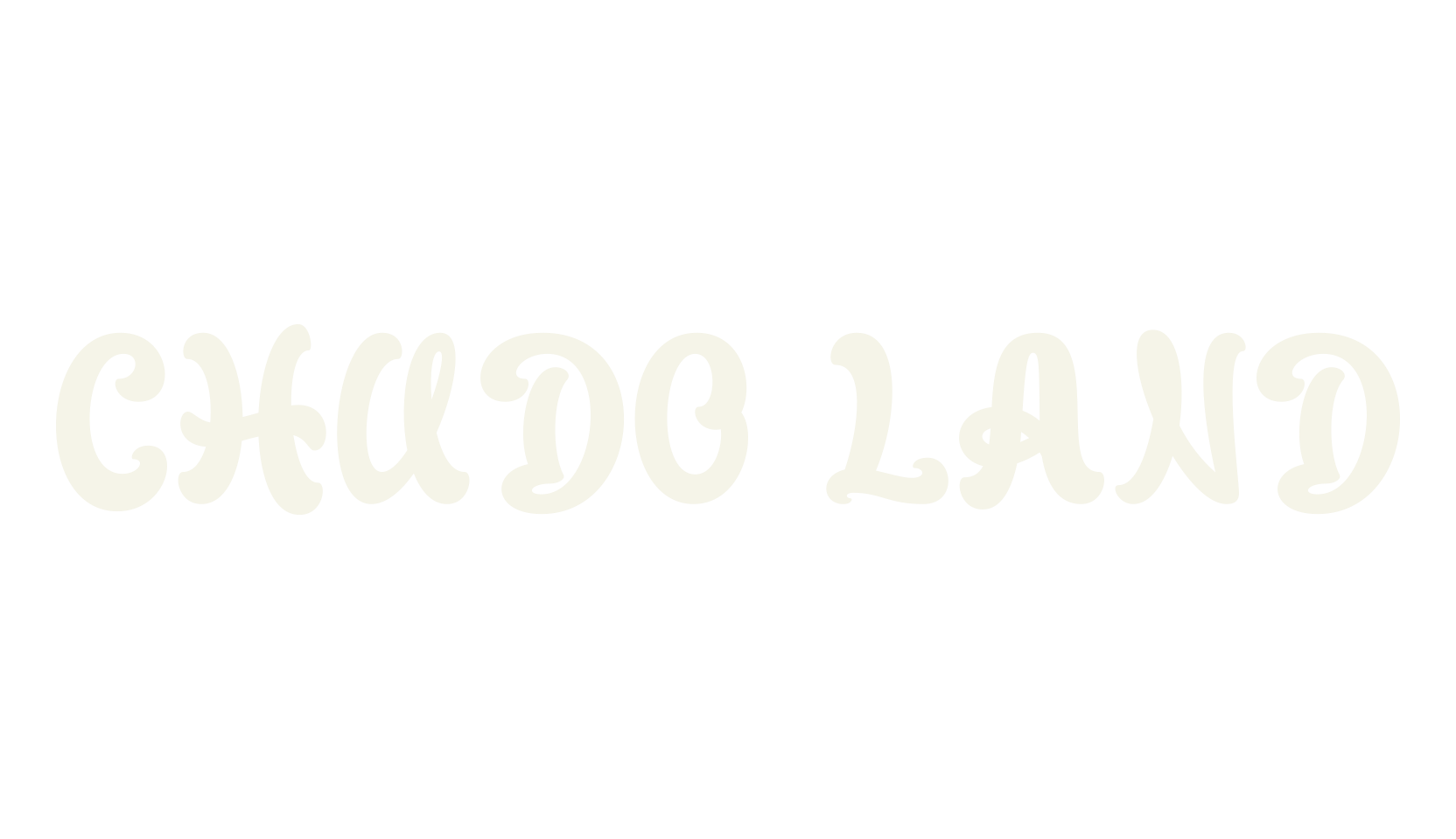 Chudo Land, children font preview