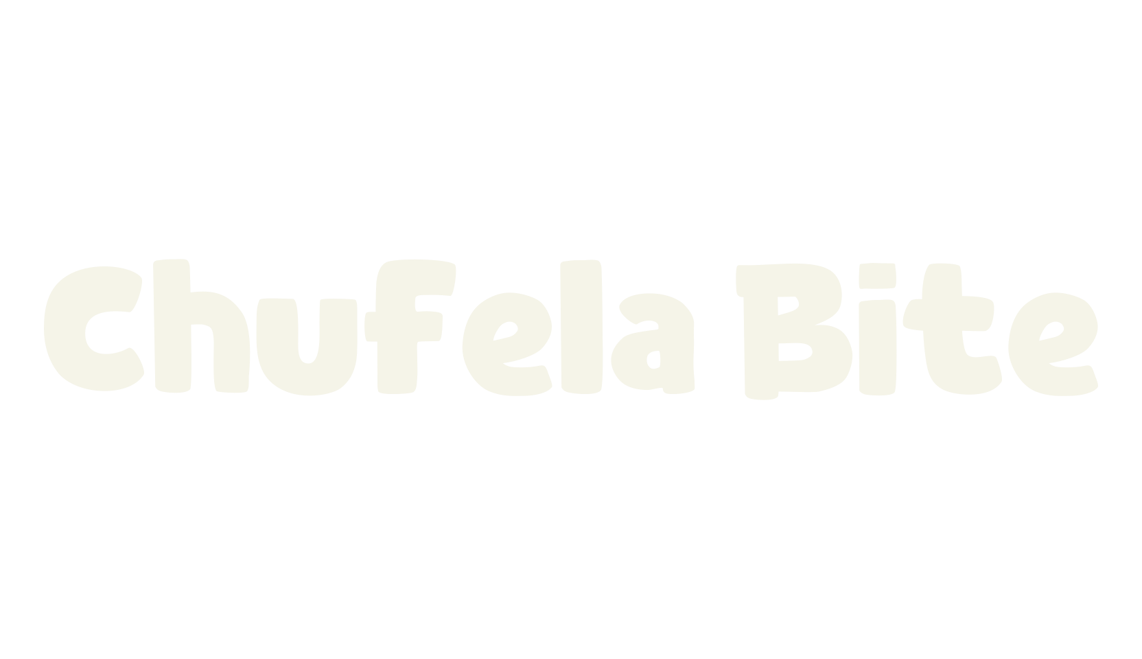 Chufela Bite, bold font preview