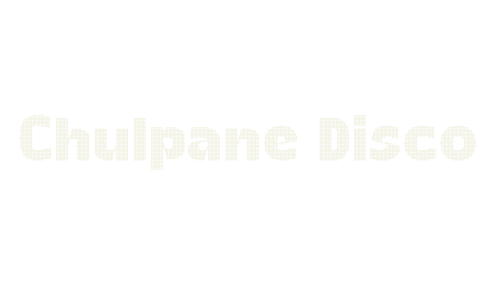 Chulpane Disco, bold font preview