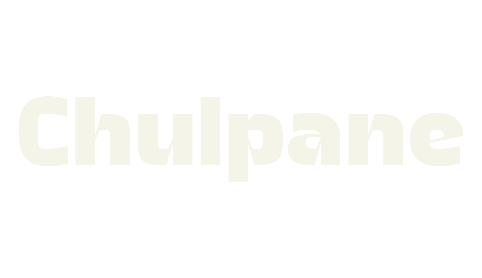 Chulpane, funky font preview