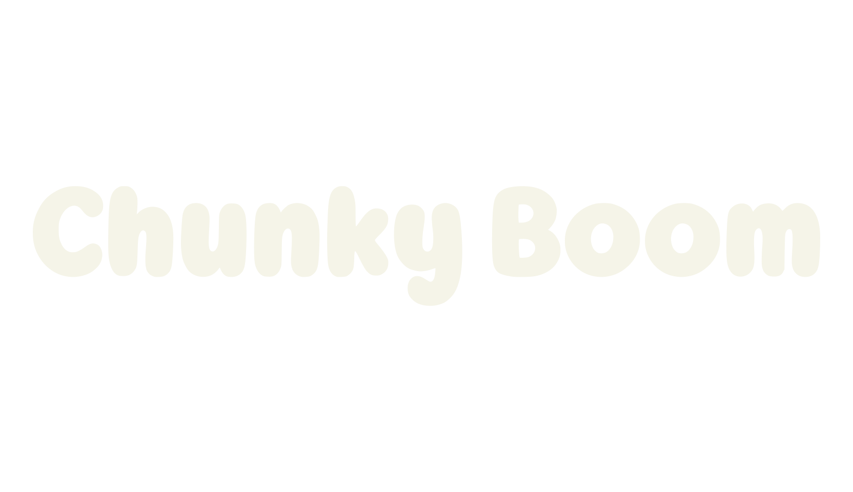 Chunky Boom, bold font preview