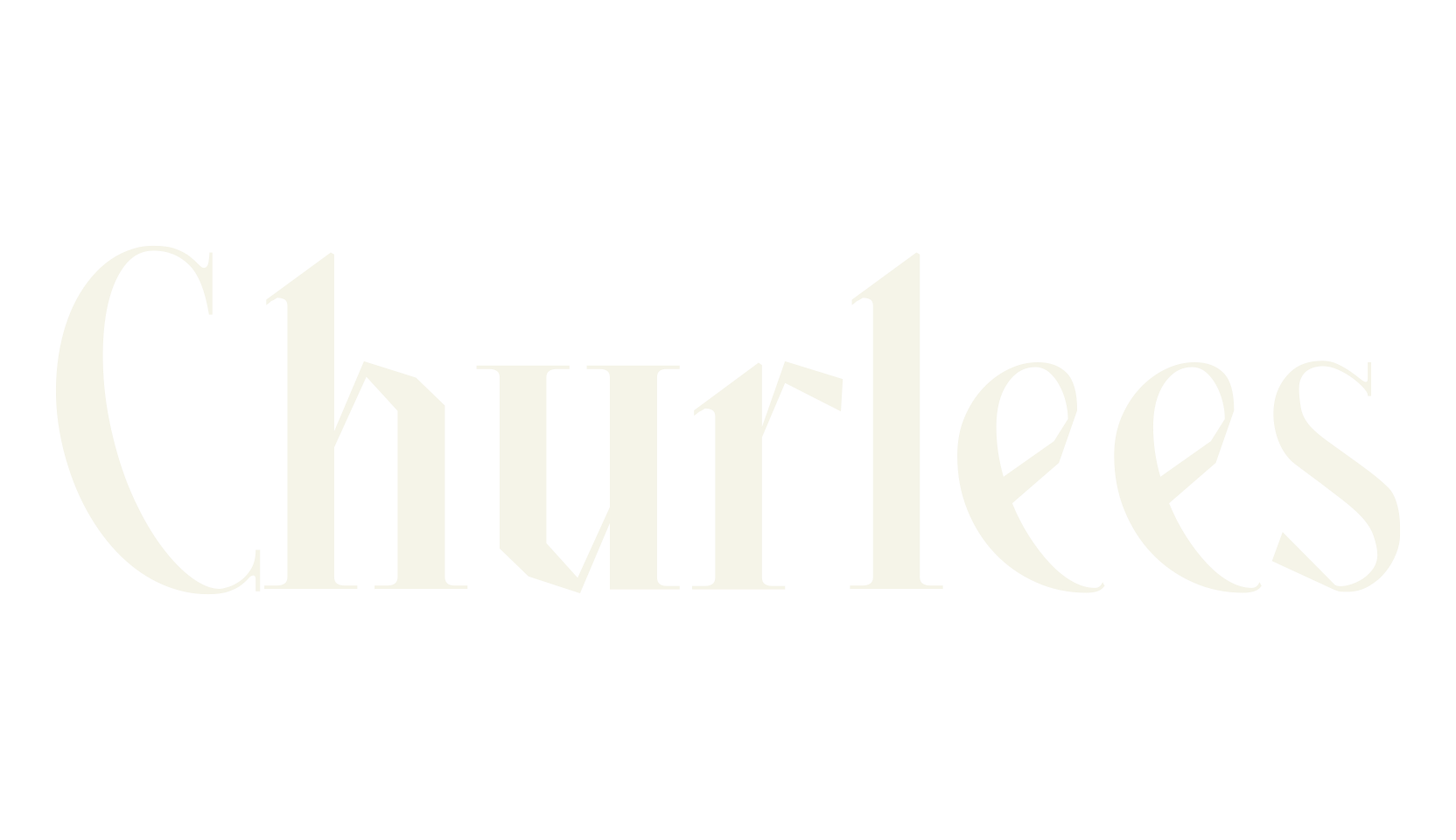 Churlees, fashion script font preview