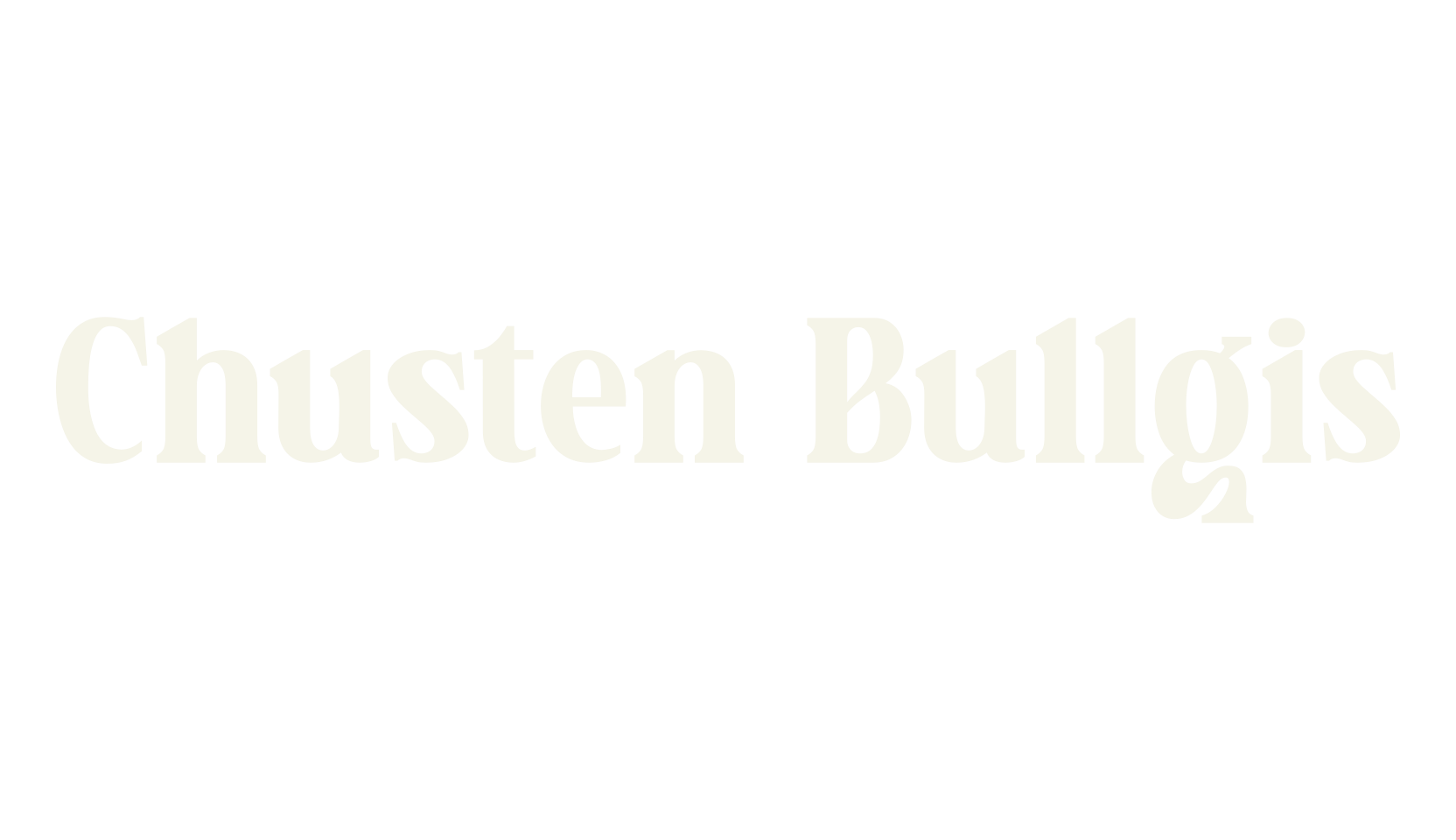 Chusten Bullgis, cool font preview