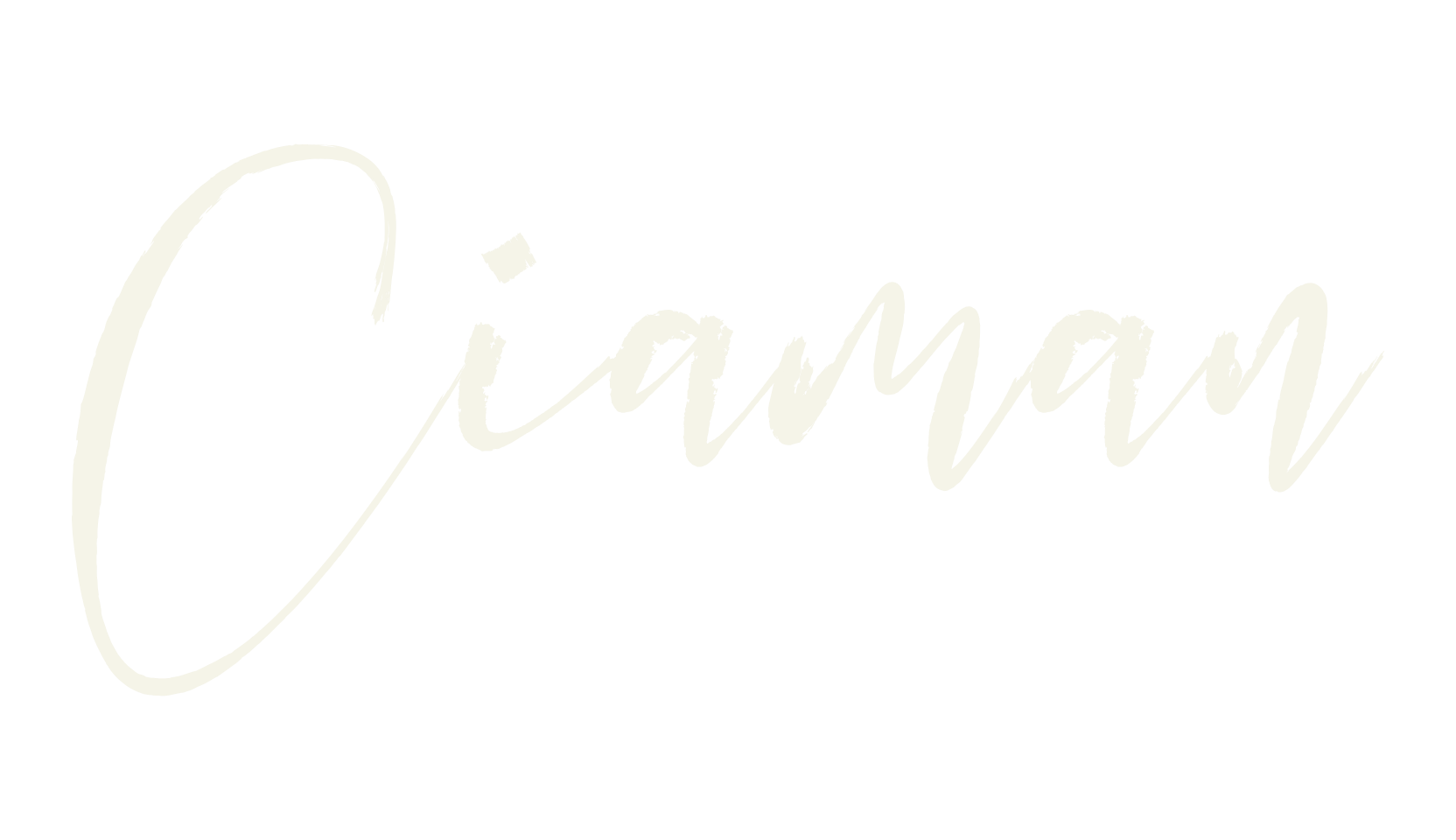Ciaman, calligraphy font preview