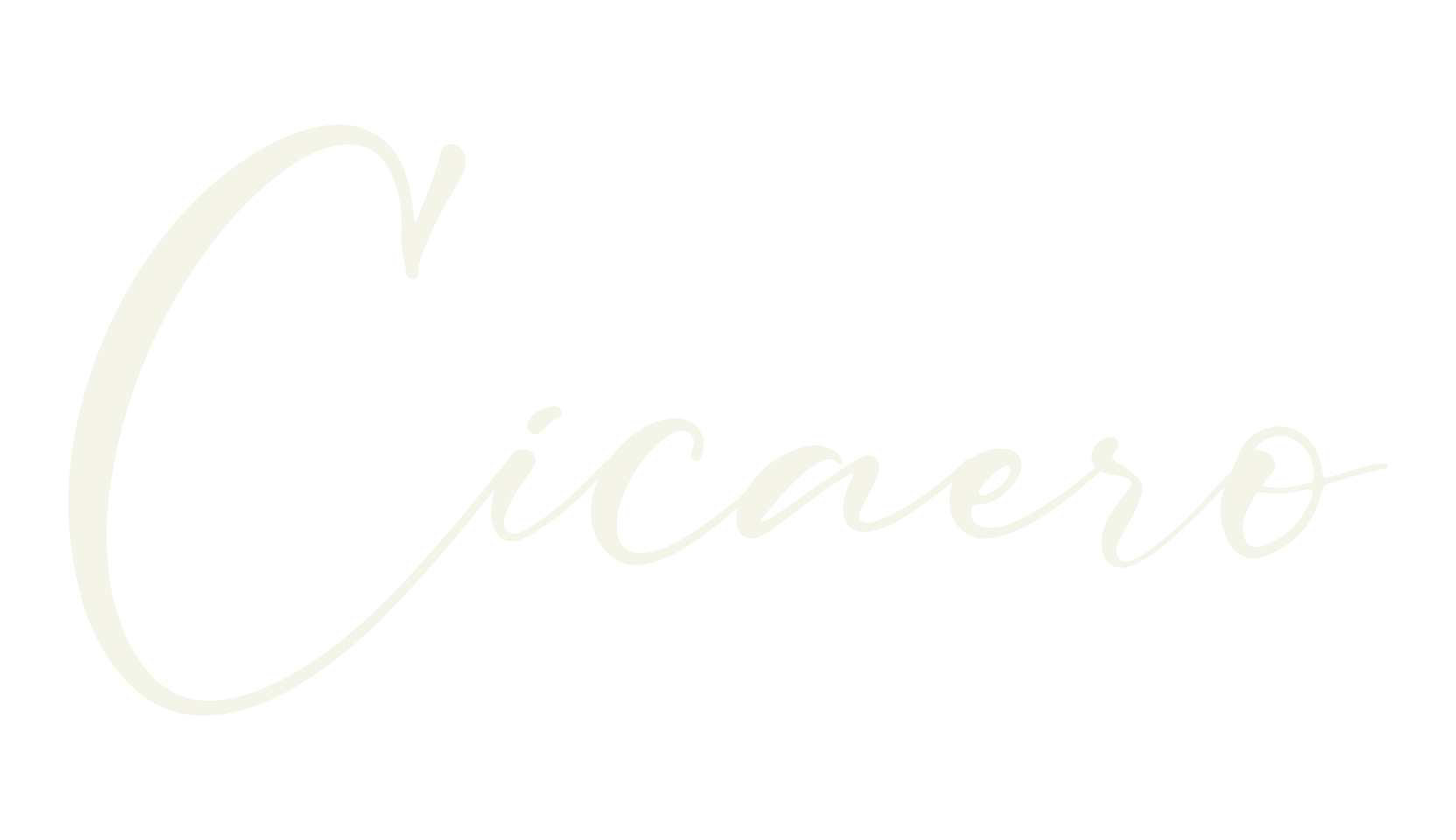 Cicaero, calligraphy font preview