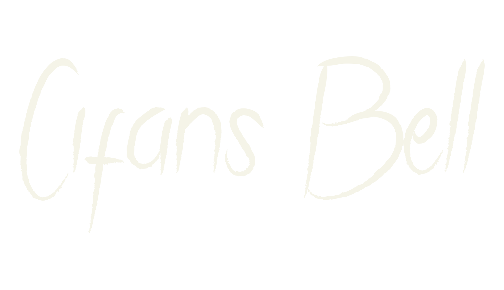 Cifans Bell, poster font preview