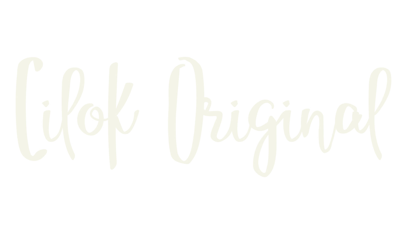 Cilok Original, creative font preview