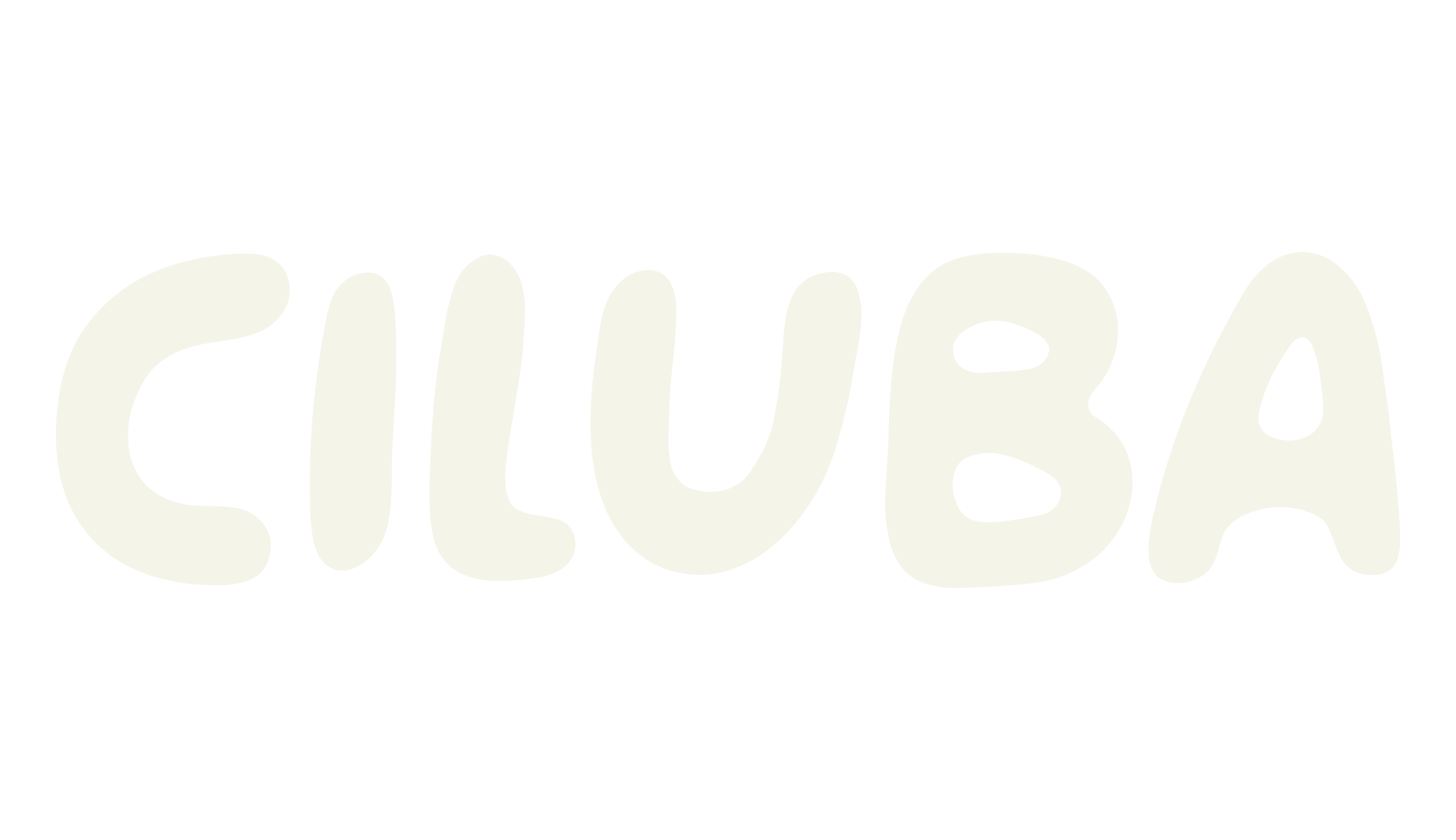 CILUBA, cartoon font preview