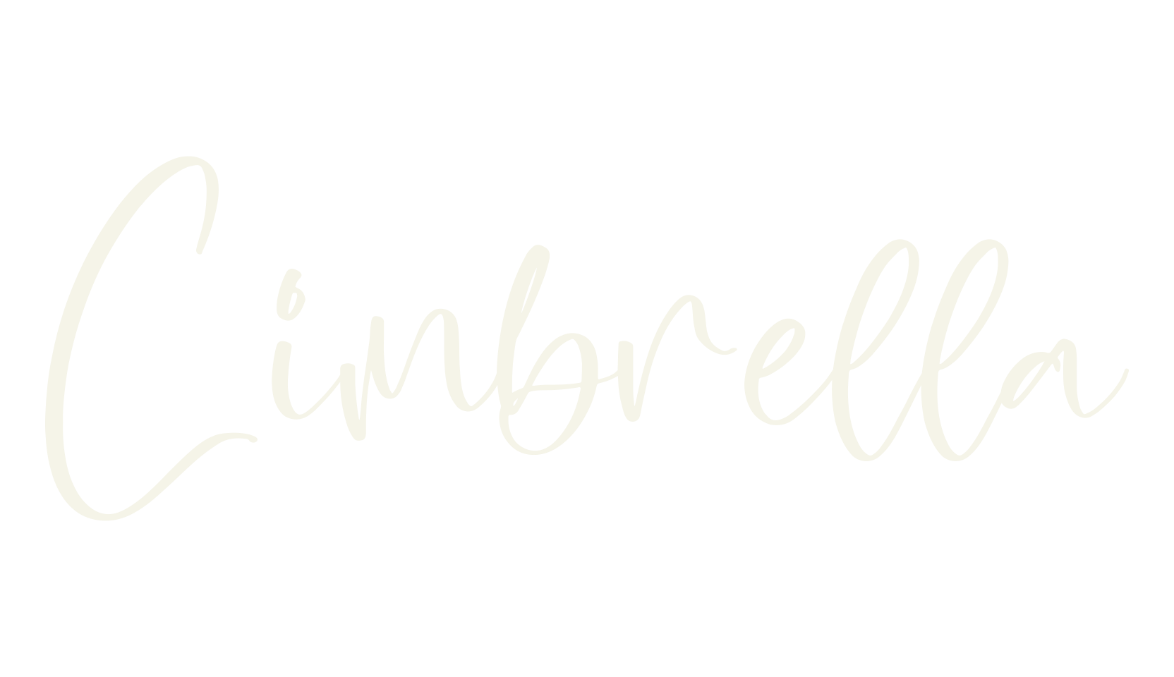 Cimbrella, calligraphy font preview
