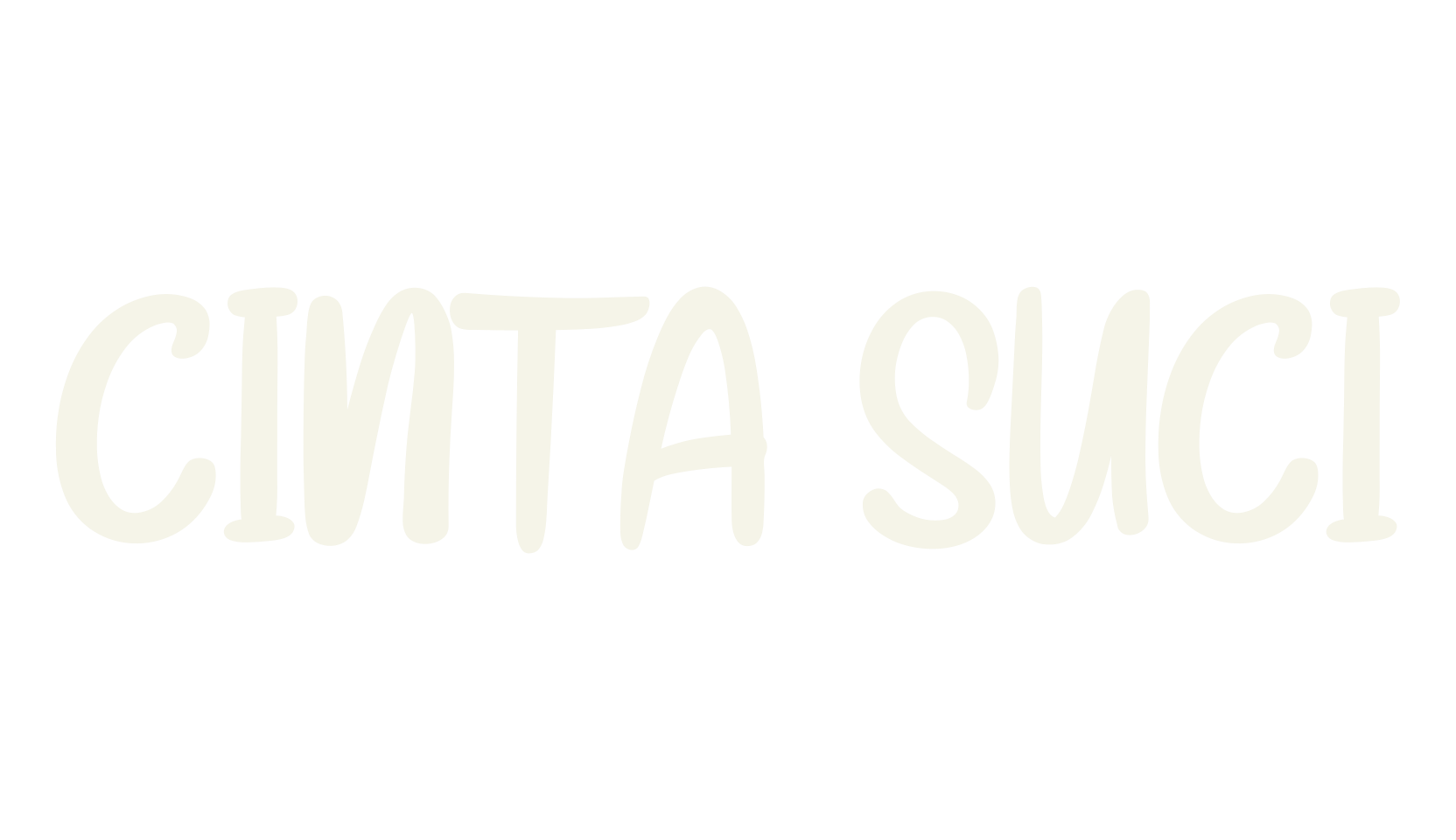 CINTA SUCI, thin font preview