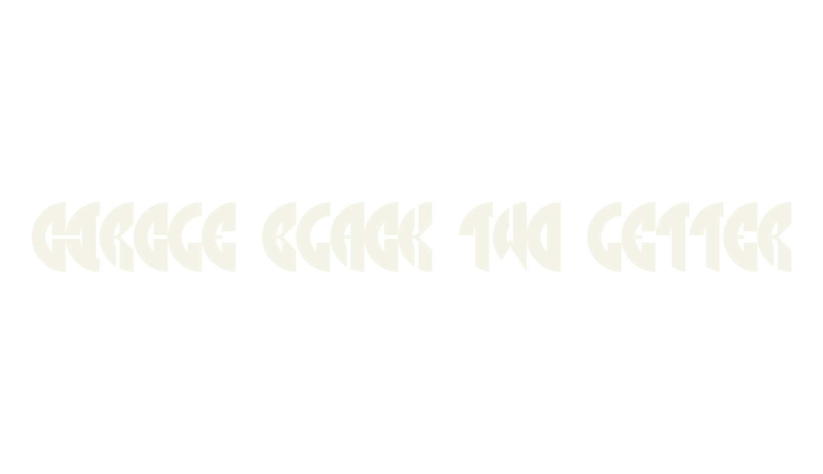 Circle Black Two Letter, monogram font preview