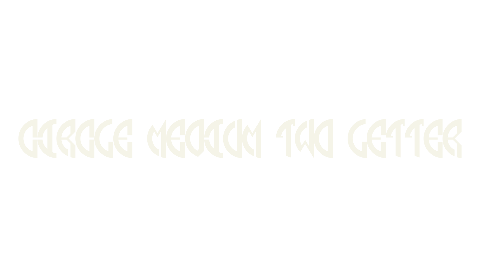 Circle Medium Two Letter, monogram font preview
